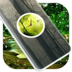 forest clock live wallpaper android application logo